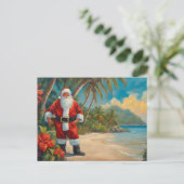 サンタクロースオントロピカルビーチ シーズンポストカード (スタンド正面)