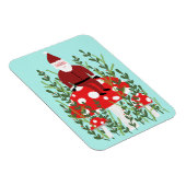 サンタクロースオンマジカルマッシュルームクリスマス マグネット (右側)