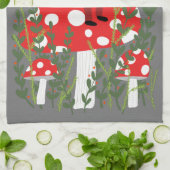 サンタクロースオンマジカルマッシュルーム キッチンタオル (折り畳み)