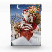 サンタクロースオンルーフフォトブロック フォトブロック (正面)