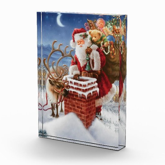 サンタクロースオンルーフフォトブロック フォトブロック (右)