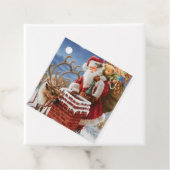 サンタクロースオンルーフメッセージカード フェイバータグ (インサイチュ)