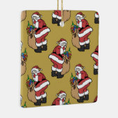 サンタクロースオーナメント セラミックオーナメント (右)