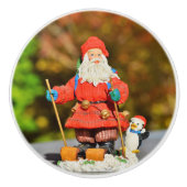 サンタクロースオーナメント セラミックノブ (正面)