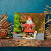 サンタクロースオーナメント フォトプラーク (側面)