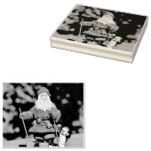 サンタクロースオーナメント ラバースタンプ (押印)