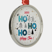 サンタクロースカスタマイズ メタルオーナメント (右)