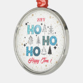 サンタクロースカスタマイズ メタルオーナメント (左)