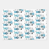 サンタクロースカスタマイズ ラッピングペーパーシート (正面3)