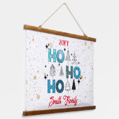 サンタクロースカスタマイズ 吊り下げ型タペストリー (傾斜あり)