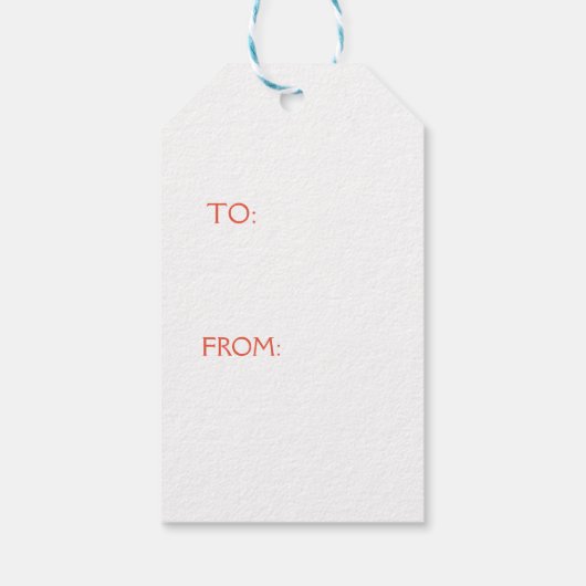 サンタクロースカスタムイニシャルギフトラベル ギフトタグ (裏面)