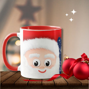 サンタクロースカスタムメリークリスマス コーヒーマグカップ