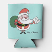 サンタクロースカスタム文字缶クーラー 缶クーラー (正面)