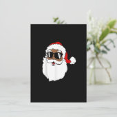 サンタクロースカッコいいサングラスメリークリスマスクリスマスB 招待状 (スタンド正面)