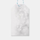 サンタクロースカッコいい、パームツリー、ビーチ《写真》ぼけ味 ギフトタグ (裏面)