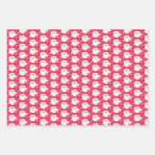 サンタクロースカラフルラッピング紙シート ラッピングペーパーシート (正面3)