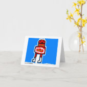 サンタクロースカード カード (黄色い花)