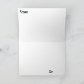 サンタクロースカード カード (内部)