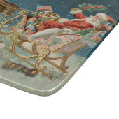 サンタクロースクリスマスアンティークスレイトインディア カッティングボード (角)