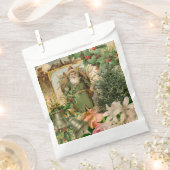 サンタクロースクリスマスアンティークビューティフルアート フェイバーバッグ (クリップ留めされた状態)