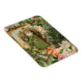 サンタクロースクリスマスアンティークビューティフルアート マグネット (右側)