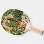 サンタクロースクリスマスアンティークビューティフルアート 卓球ラケット (横)