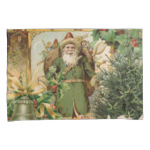 サンタクロースクリスマスアンティークビューティフルアート 枕カバー (正面右)