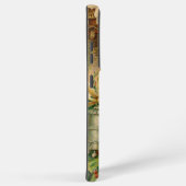 サンタクロースクリスマスアンティークビューティフルアート SAMSUNG GALAXYケース (右側面)