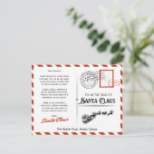サンタクロース'クリスマスイブホリデーカード シーズンカード (スタンド正面)