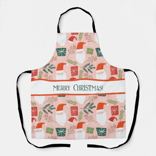 サンタクロースクリスマスウィムシーベーキング エプロン (正面)