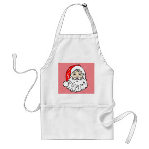 サンタクロースクリスマスキッチンエプロン スタンダードエプロン