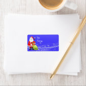 サンタクロースクリスマスギフトラベル ラベル (インサイチュ)