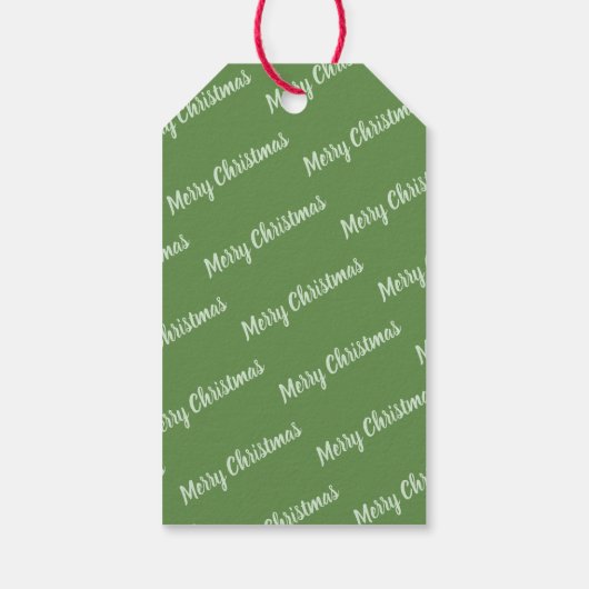サンタクロースクリスマスクッキーホリデーギフト ギフトタグ (裏面)