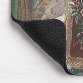 サンタクロースクリスマスツリーサックオブトイズコテージ マウスパッド (コーナー)