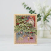 サンタクロースクリスマスツリースターオーナメント シーズンポストカード (スタンド正面)