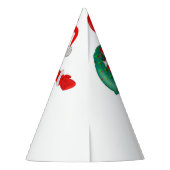 サンタクロースクリスマスパーティー紙ハット パーティーハット (裏面)