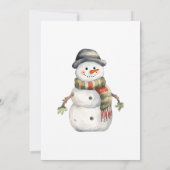 サンタクロースクリスマスパーティー 招待状 (裏面)