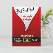 サンタクロースクリスマスパーティー 招待状 (スタンド正面)