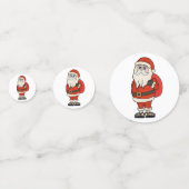 サンタクロースクリスマスビーチサンダル コンフェッティ (裏面)