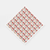 サンタクロースクリスマスペーパーナプキン スタンダードランチョンナプキン (角)