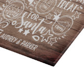 サンタクロースクリスマスホリデイトレイ カッティングボード (角)