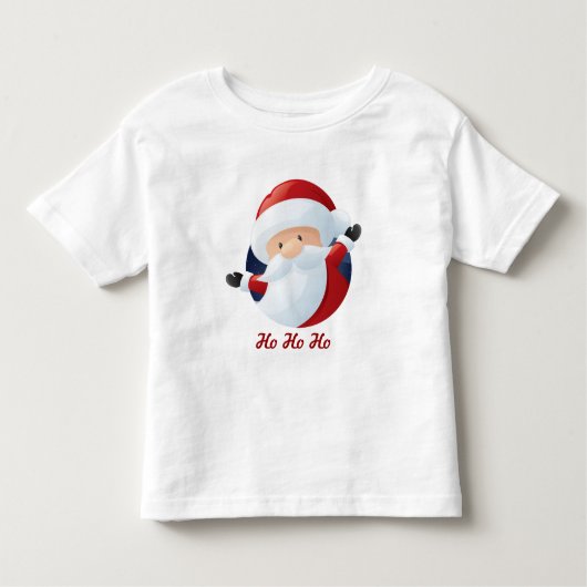 サンタクロースクリスマスホリデーティーシャツ トドラーTシャツ (正面)