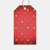 サンタクロースクリスマスホリデーパーティー ギフトタグ (裏面)