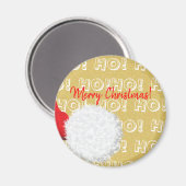 サンタクロースクリスマスホリデーパーティー マグネット (正面/裏面)