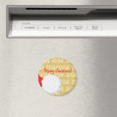 サンタクロースクリスマスホリデーパーティー マグネット (インサイチュ (食洗機))