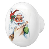 サンタクロースクリスマスホリデー セラミックノブ (右)