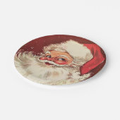 サンタクロースクリスマスホリデー ペーパープレート (アングル)