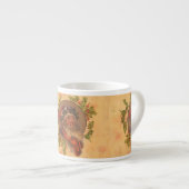 サンタクロースクリスマスヴィンテージポートレート エスプレッソカップ (正面右)