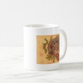 サンタクロースクリスマスヴィンテージポートレート コーヒーマグカップ (正面右)