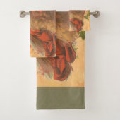 サンタクロースクリスマスヴィンテージポートレート バスタオルセット (インサイチュ)